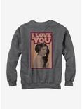 Star Wars Princess Leia Quote I Love You Sweatshirt, CHAR HTR, hi-res