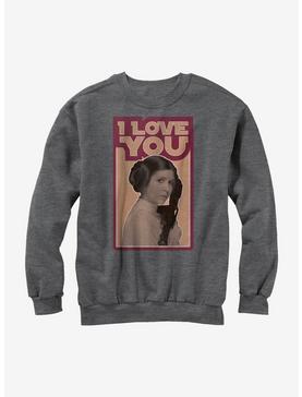 Star Wars Princess Leia Quote I Love You Sweatshirt, , hi-res