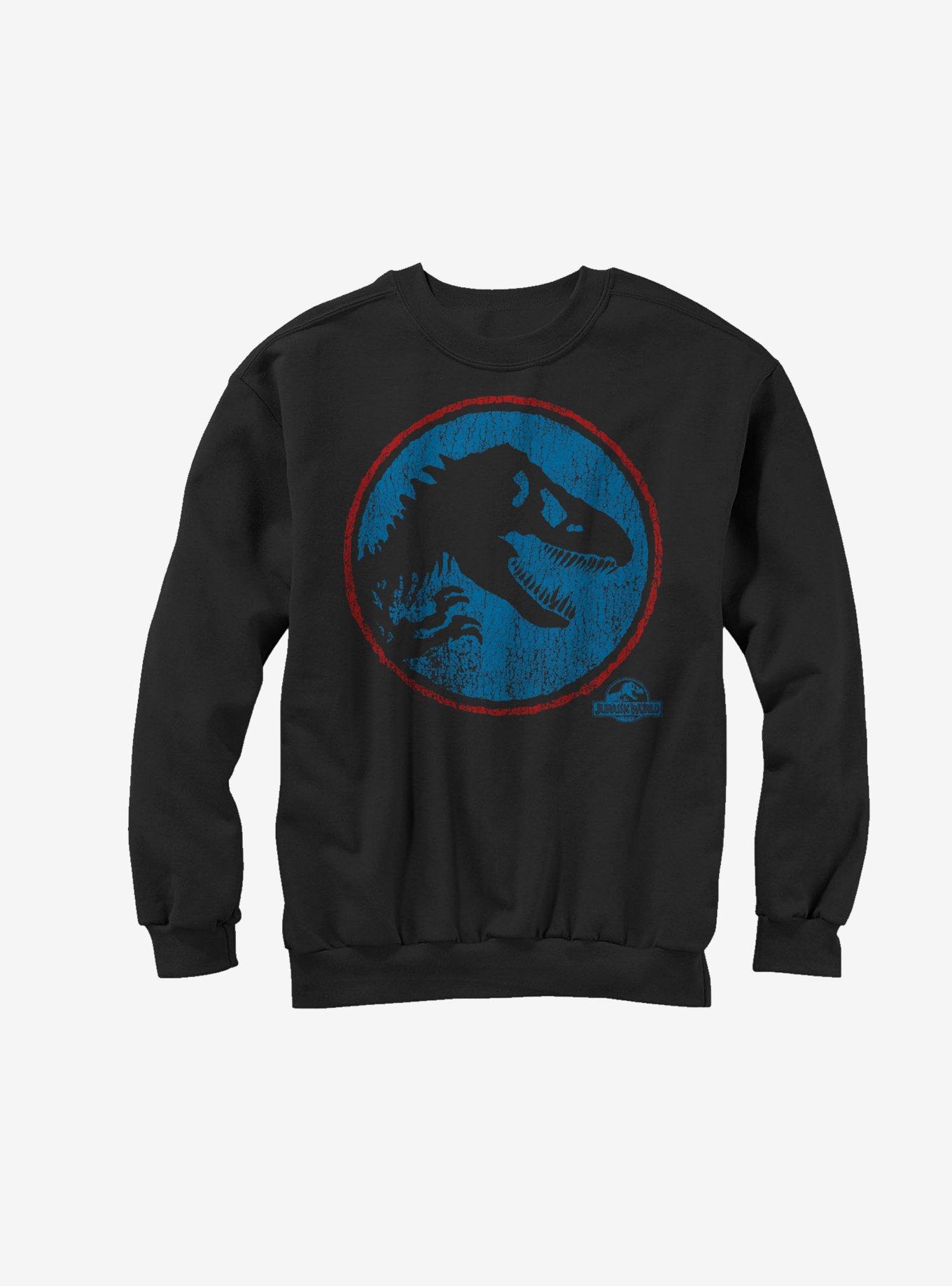 Jurassic World Retro T-Rex Circle Sweatshirt, , hi-res