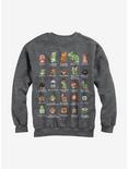 Nintendo Super Mario Bros Character Guide Sweatshirt, CHAR HTR, hi-res