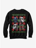 Star Wars Ugly Christmas Sweater Empire Helmets Girls Sweatshirt, BLACK, hi-res