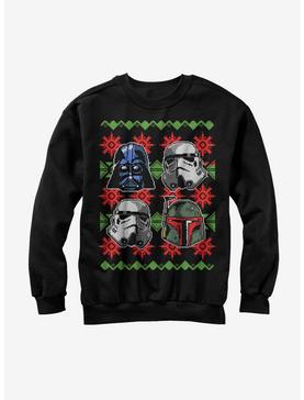 Star Wars Ugly Christmas Sweater Empire Helmets Girls Sweatshirt, , hi-res