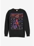 Plus Size Marvel X-Men Magneto Ugly Christmas Sweater Sweatshirt, BLACK, hi-res