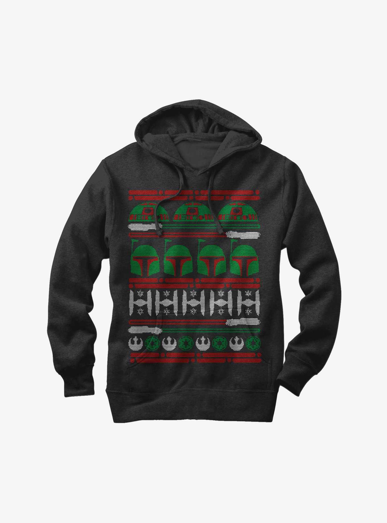 Star Wars Boba Fett Ugly Christmas Sweater Hoodie, , hi-res