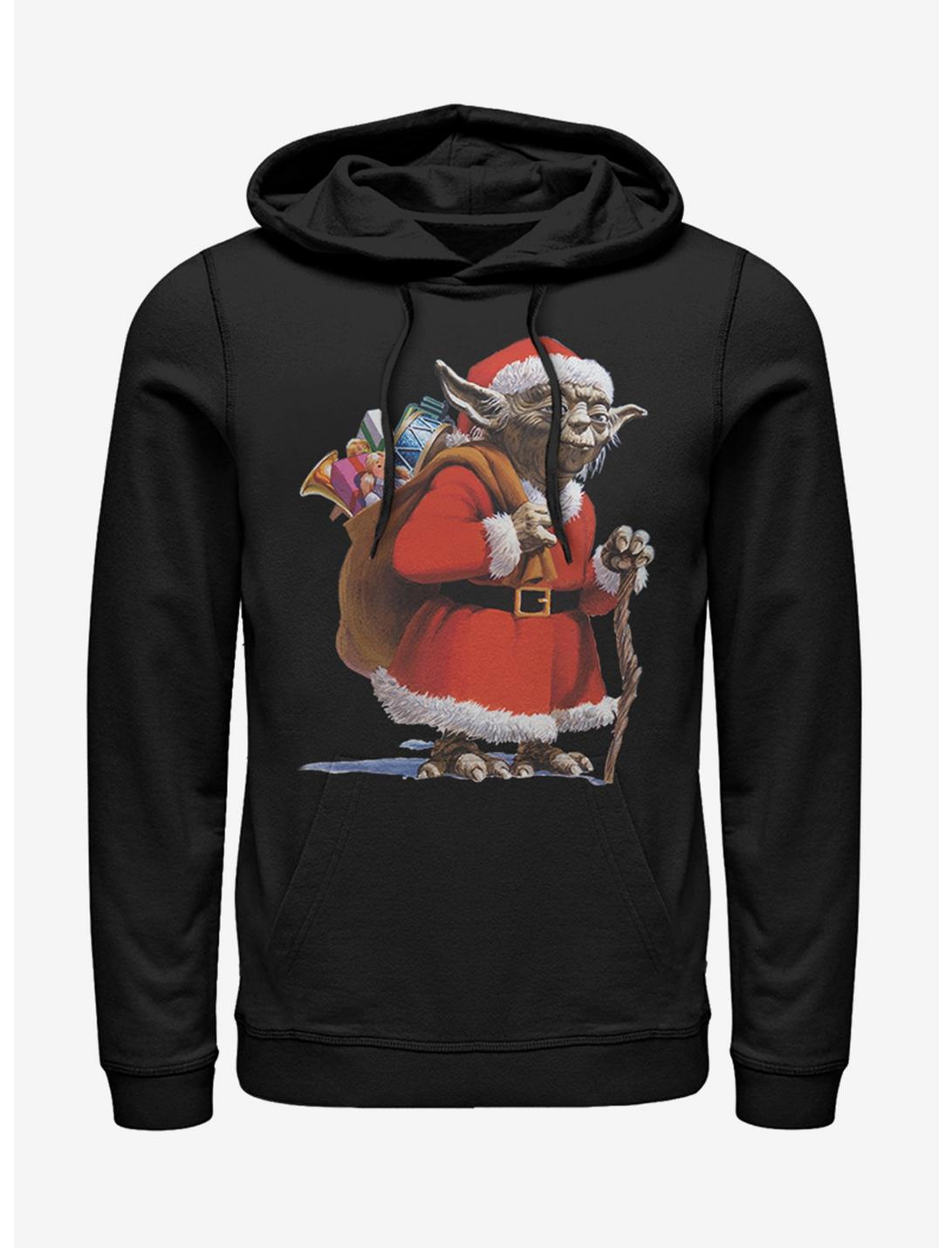 Star Wars Christmas Santa Yoda Hoodie, BLACK, hi-res