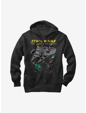 Star Wars Episode VII The Force Awakens Millennium Falcon and X-Wing Hoodie, , hi-res