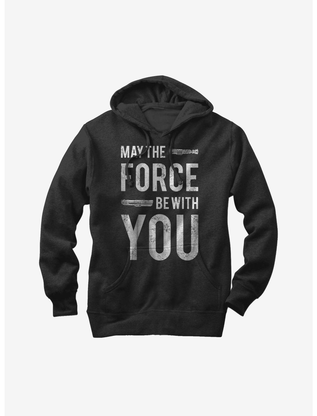 Star Wars May the Force Be With You Lightsaber Hoodie, BLACK, hi-res