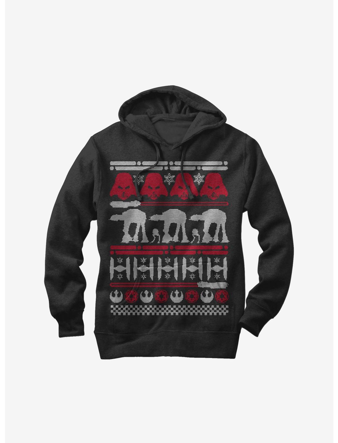 Star Wars Ugly Christmas Sweater Hoodie, BLACK, hi-res
