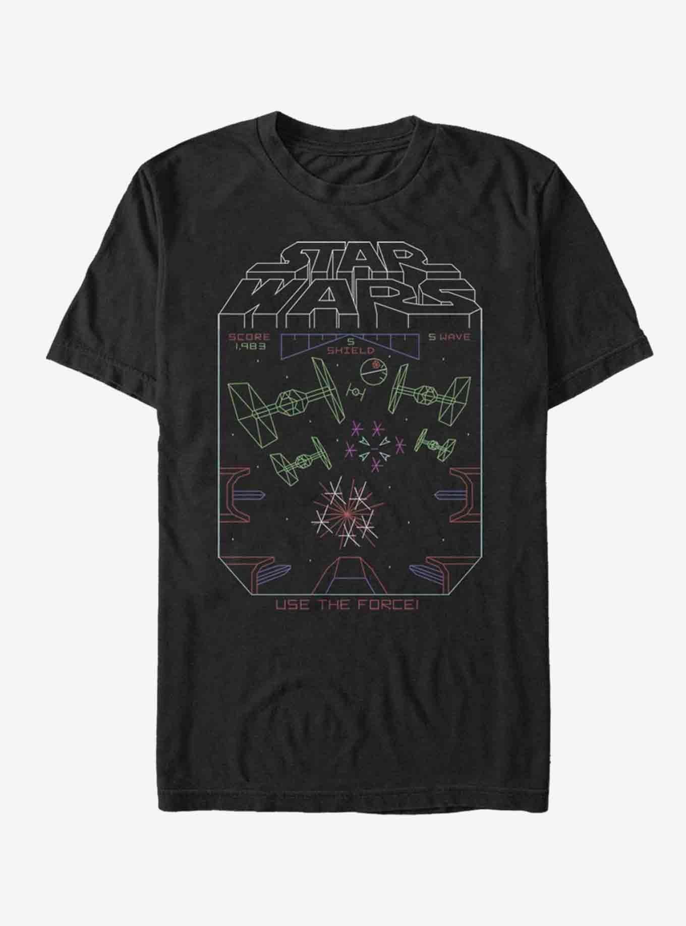 Star Wars Arcade Game T-Shirt, BLACK, hi-res