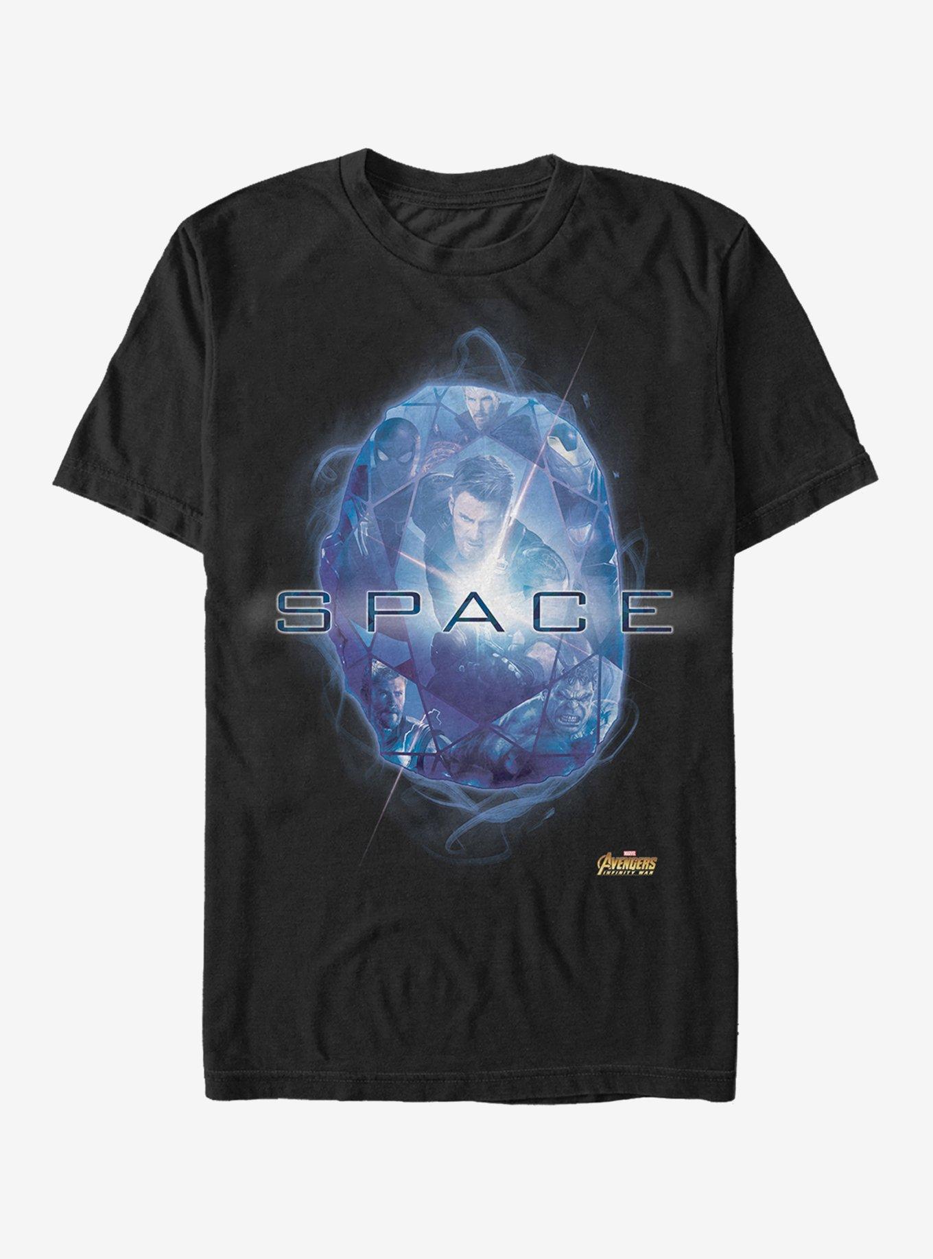 Marvel Avengers: Infinity War Space Stone T-Shirt, BLACK, hi-res