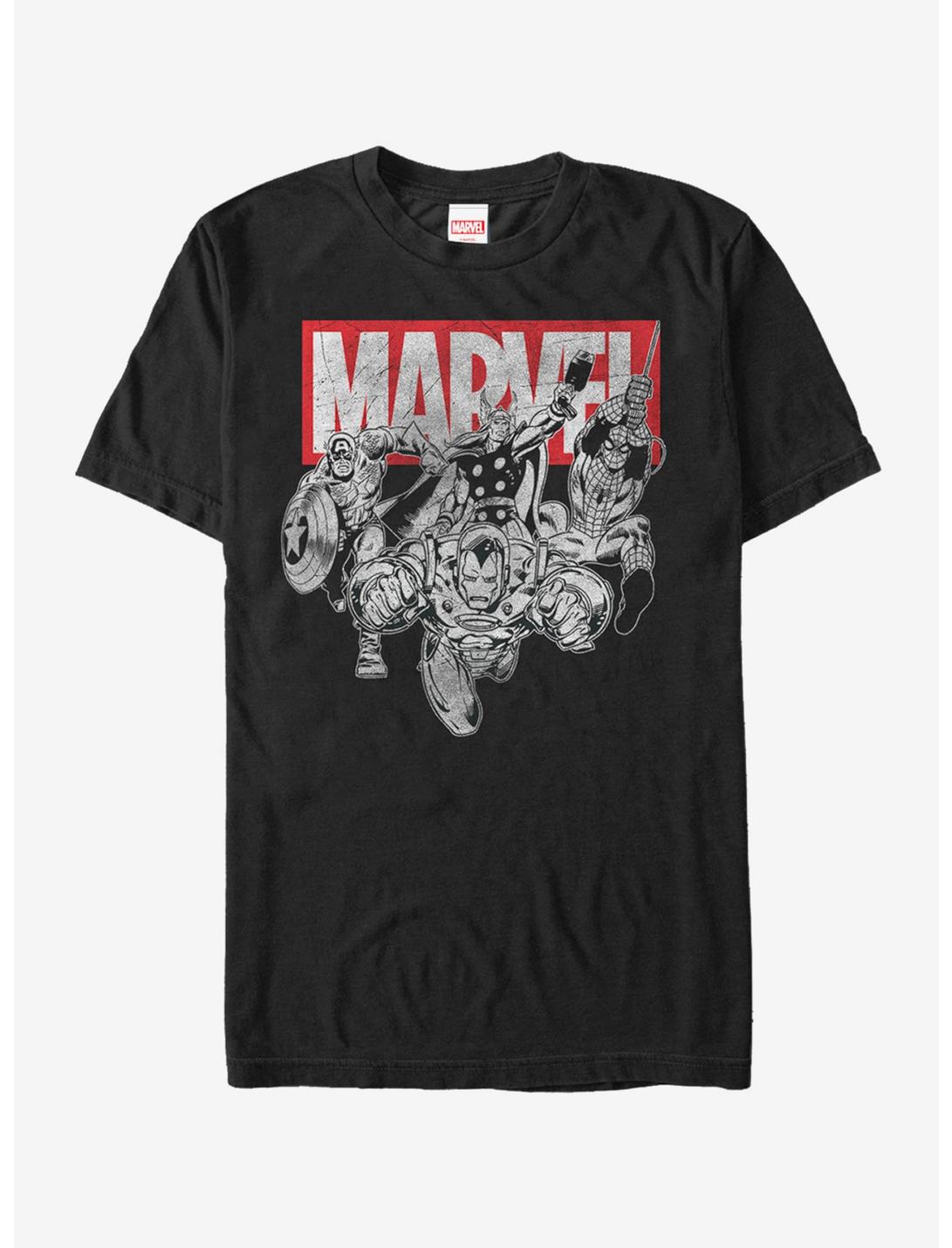 Marvel Avengers Ready T-Shirt, BLACK, hi-res