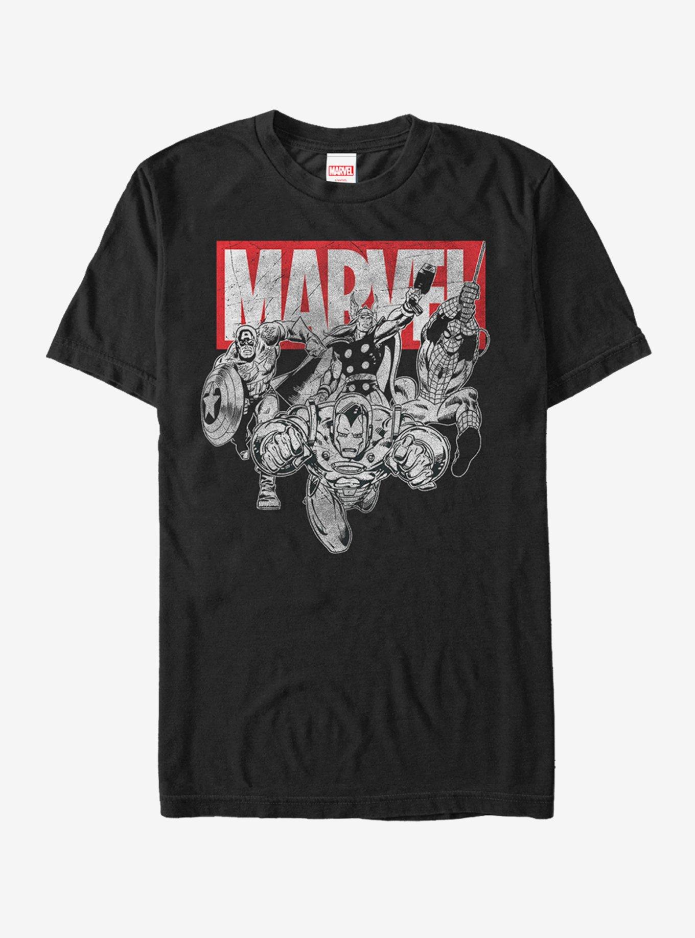Marvel Avengers Ready T-Shirt, BLACK, hi-res