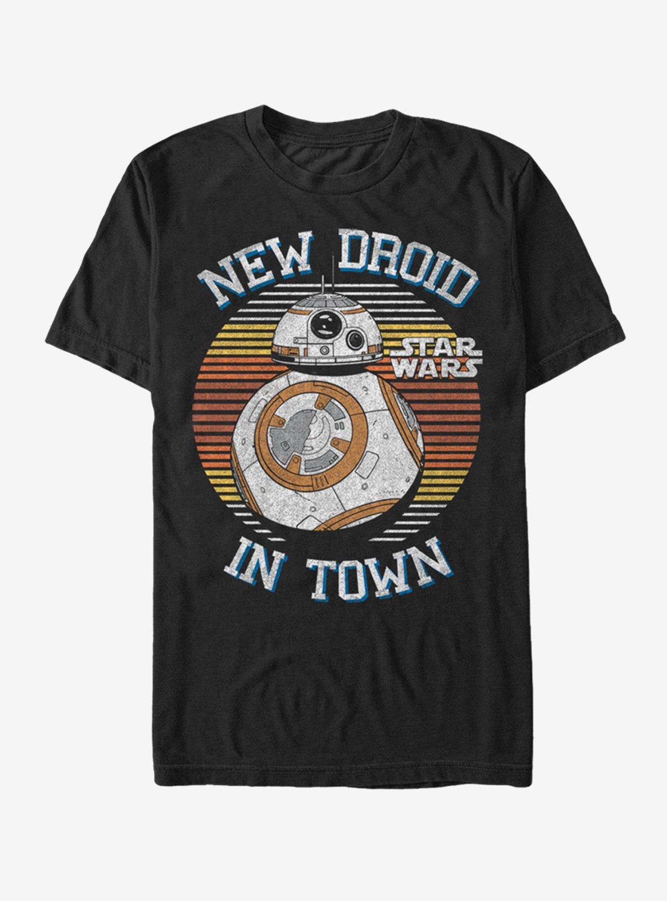 Star Wars BB-8 New Droid in Town T-Shirt, BLACK, hi-res