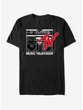 MTV Boombox Logo T-Shirt, BLACK, hi-res