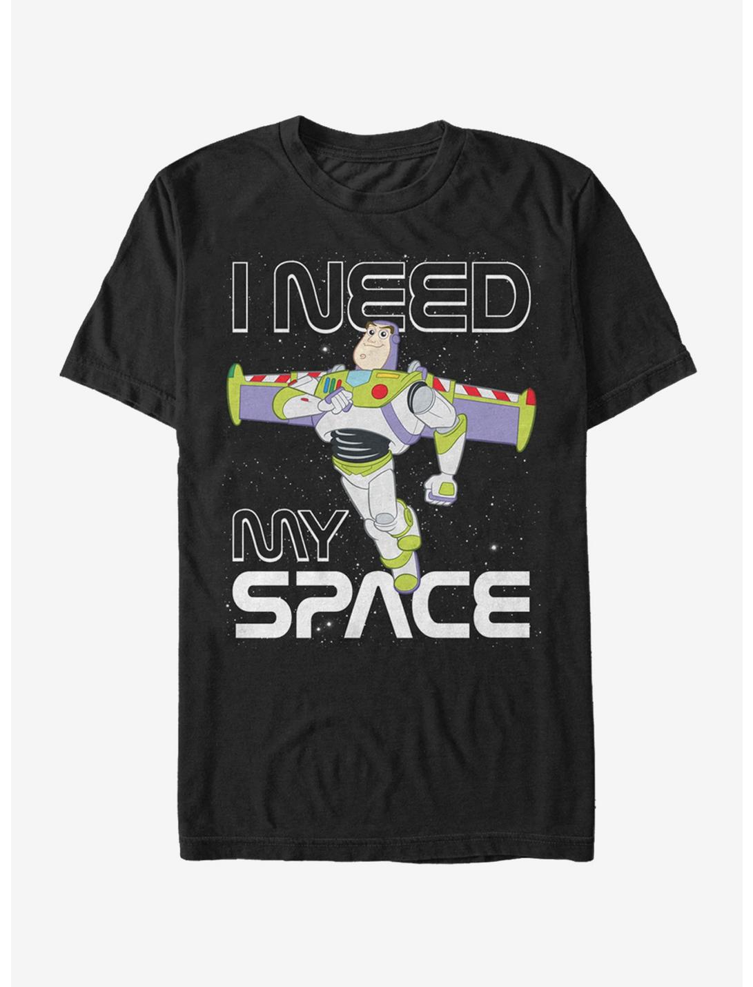 Toy Story Buzz Lightyear Need Space T-Shirt, BLACK, hi-res