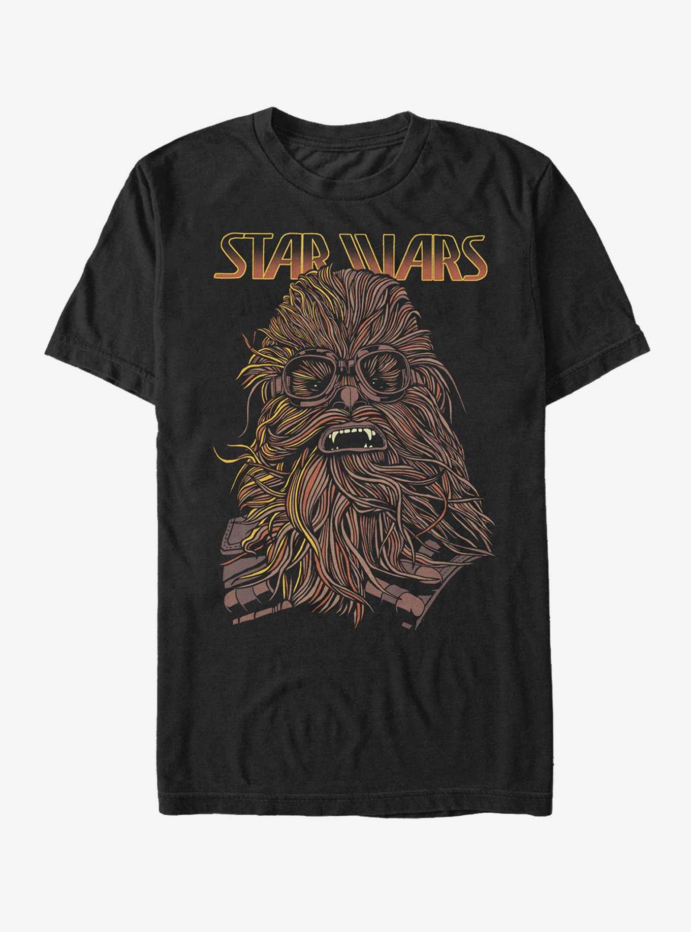 Star Wars Chewie Hair Cartoon T-Shirt, , hi-res