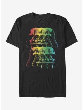 Star Wars Darth Vader Helmet Rainbow T-Shirt, , hi-res