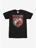 Marvel Falcon Shield T-Shirt, BLACK, hi-res