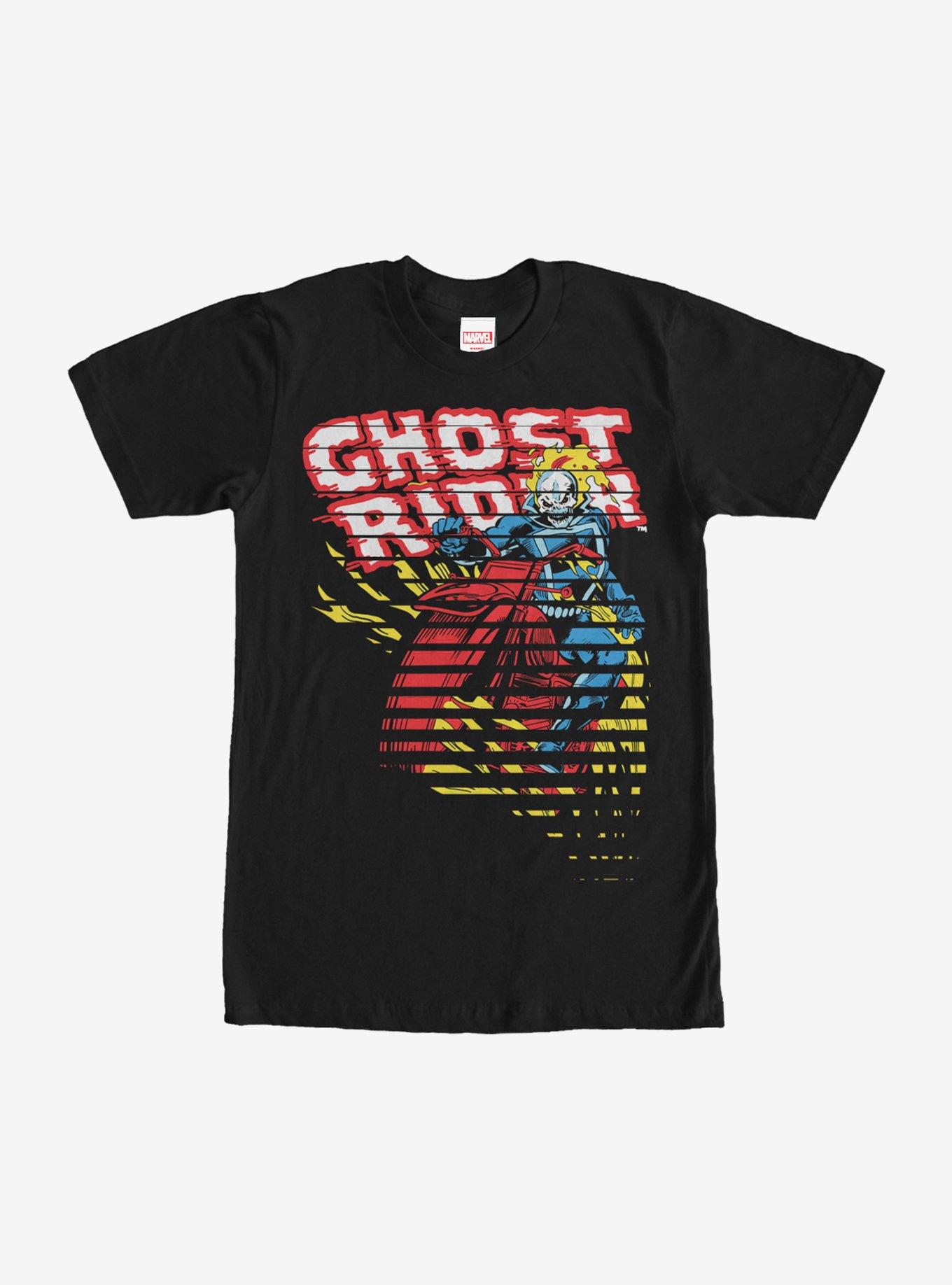 Marvel Ghost Rider Stripe T-Shirt, BLACK, hi-res