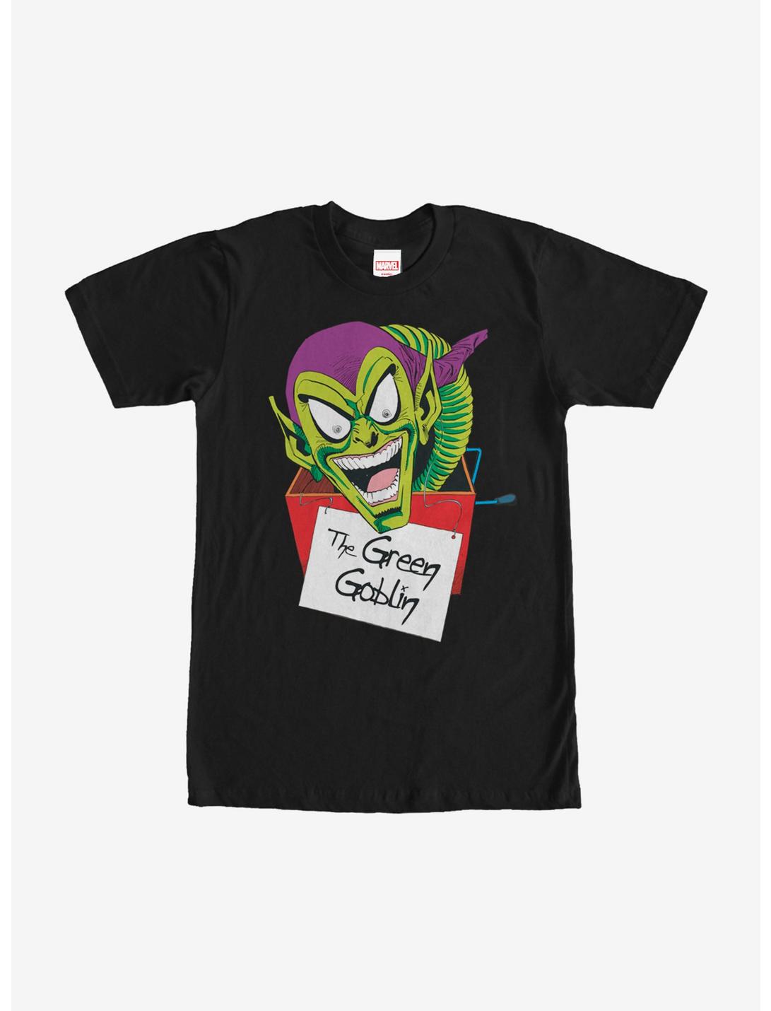Marvel Green Goblin Cartoon T-Shirt, BLACK, hi-res