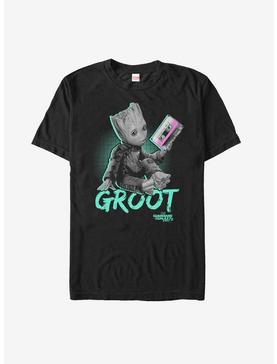 Plus Size Marvel Guardians of Galaxy Vol. 2 Groot Mix Tape T-Shirt, , hi-res