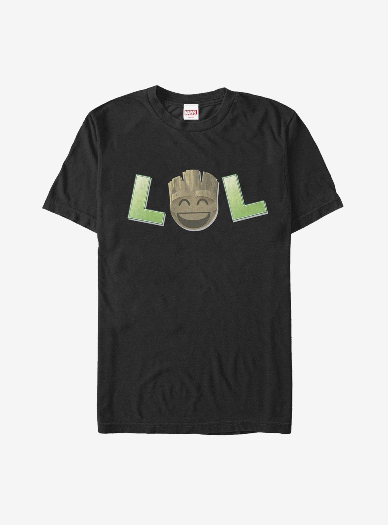 Marvel Guardians of the Galaxy Groot LOL Emoji T-Shirt