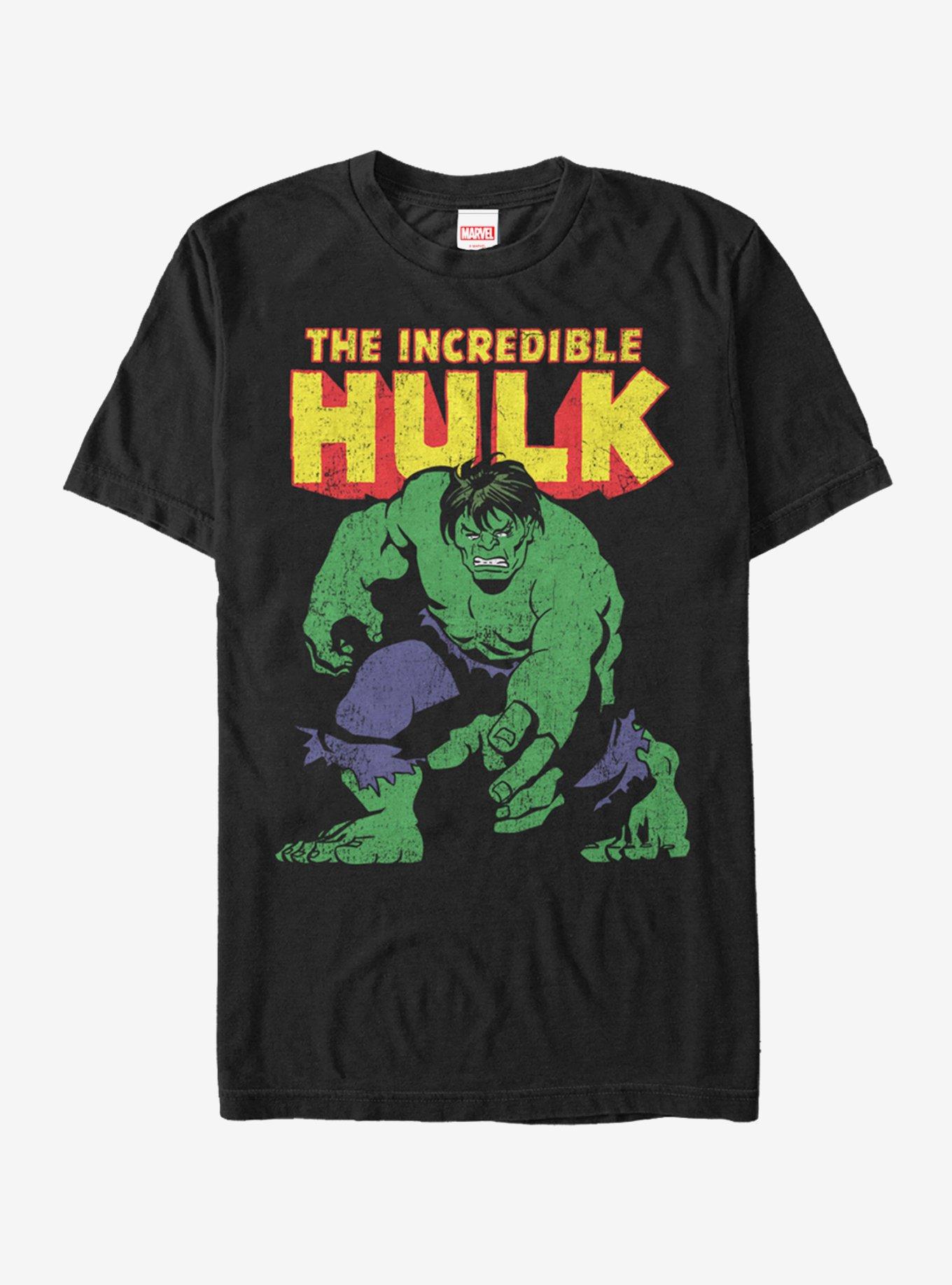 Marvel Incredible Hulk T-Shirt, BLACK, hi-res