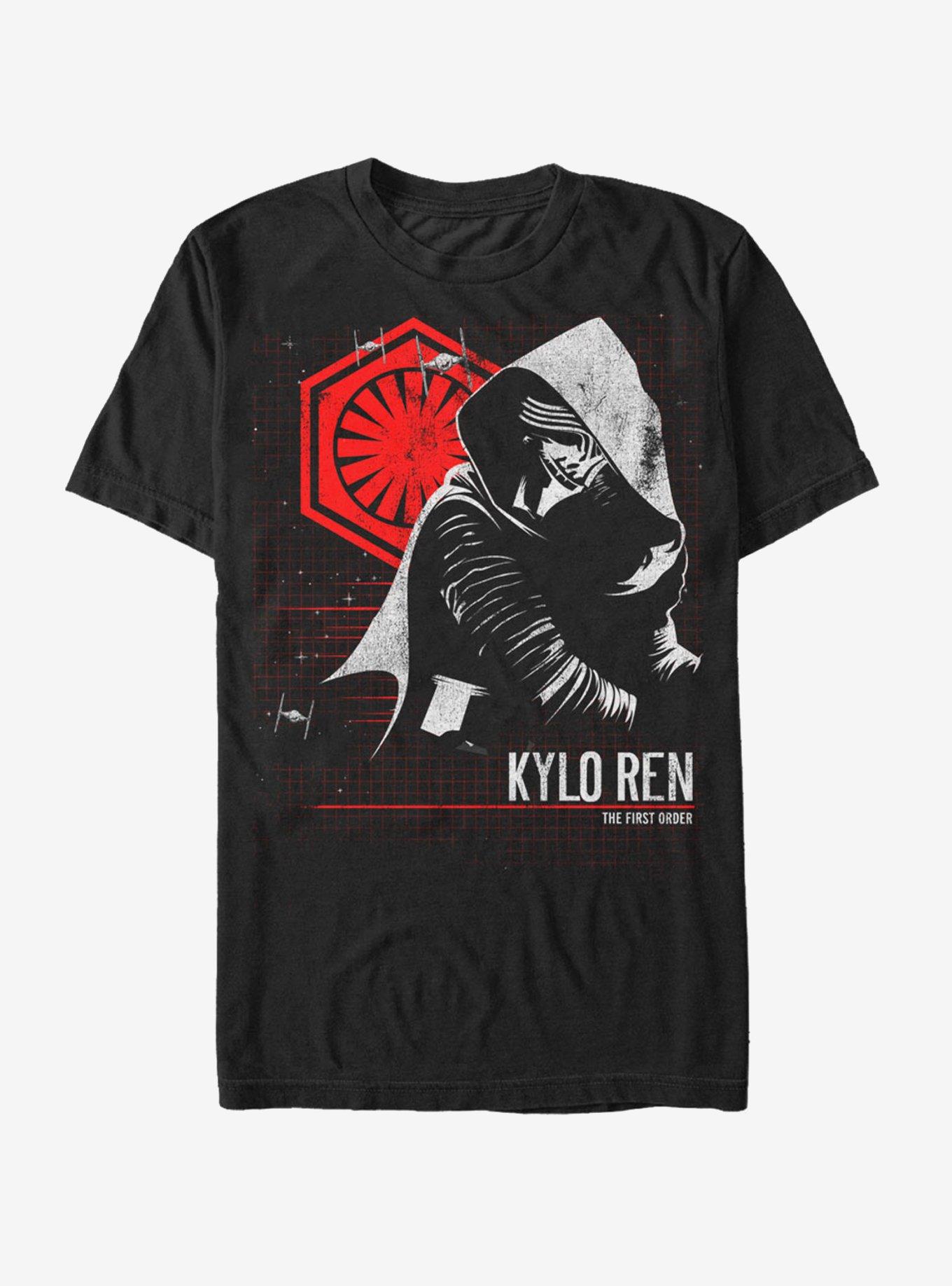 Star Wars Kylo Ren First Order TIE Fighters T-Shirt, BLACK, hi-res