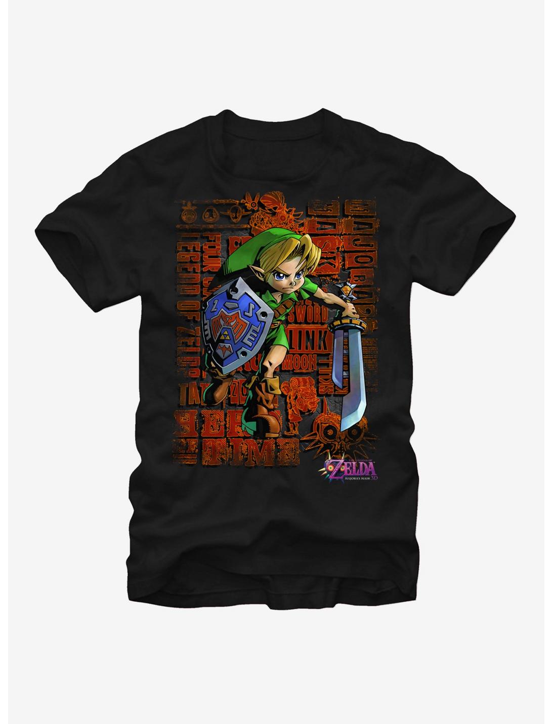 Nintendo Legend of Zelda Link Dash T-Shirt, BLACK, hi-res