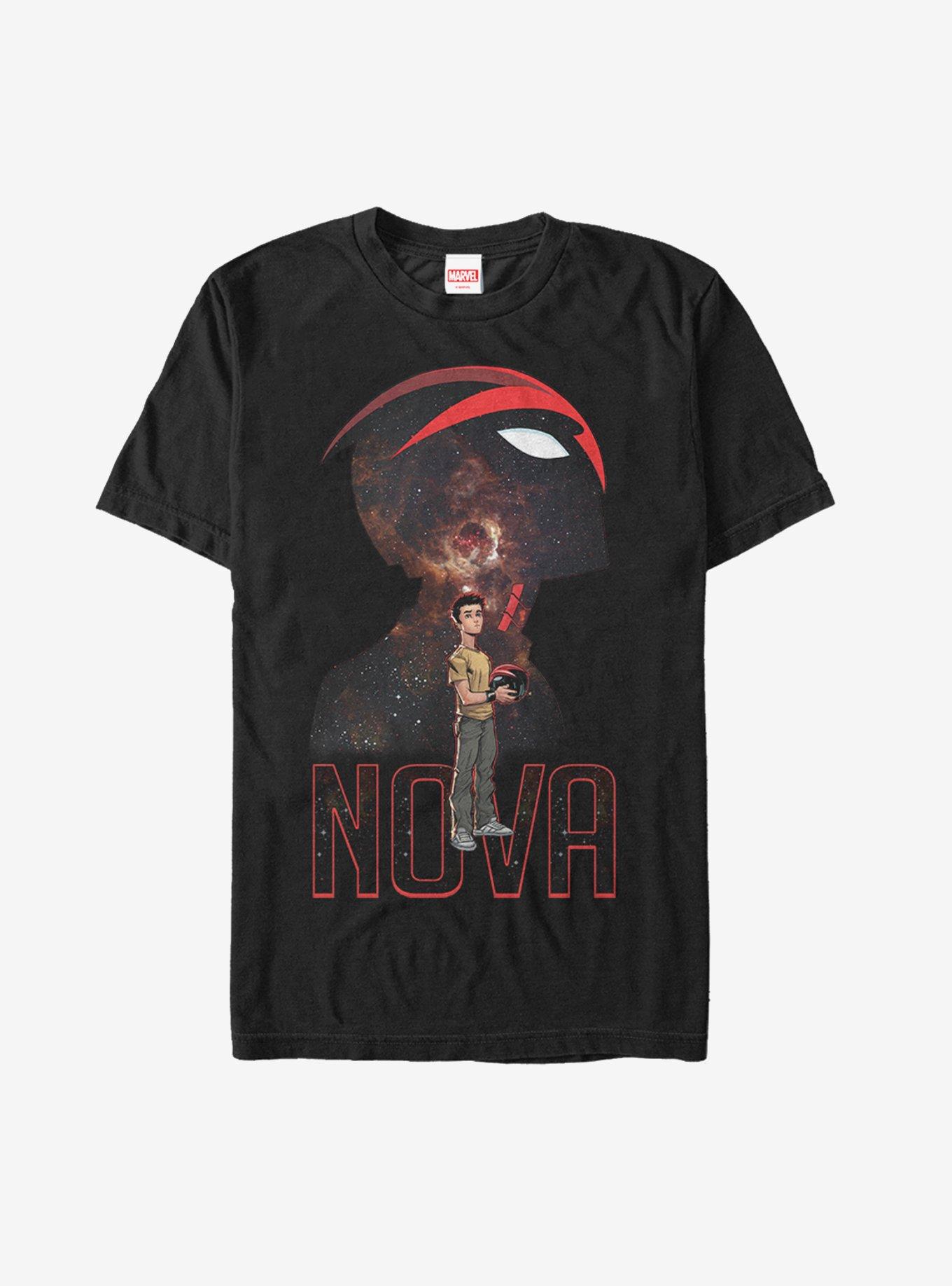 Marvel Nova Silhouette T-Shirt, BLACK, hi-res