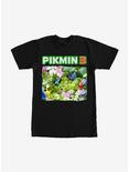 Nintendo Pikmin 3 Flowers T-Shirt, BLACK, hi-res