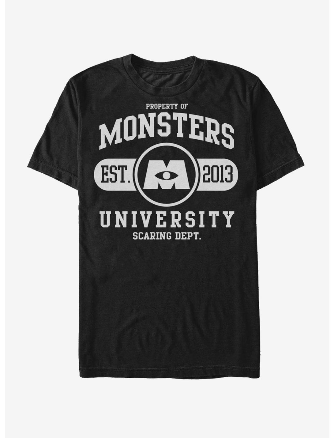 Monsters Inc. Property of Scaring Department T-Shirt, BLACK, hi-res