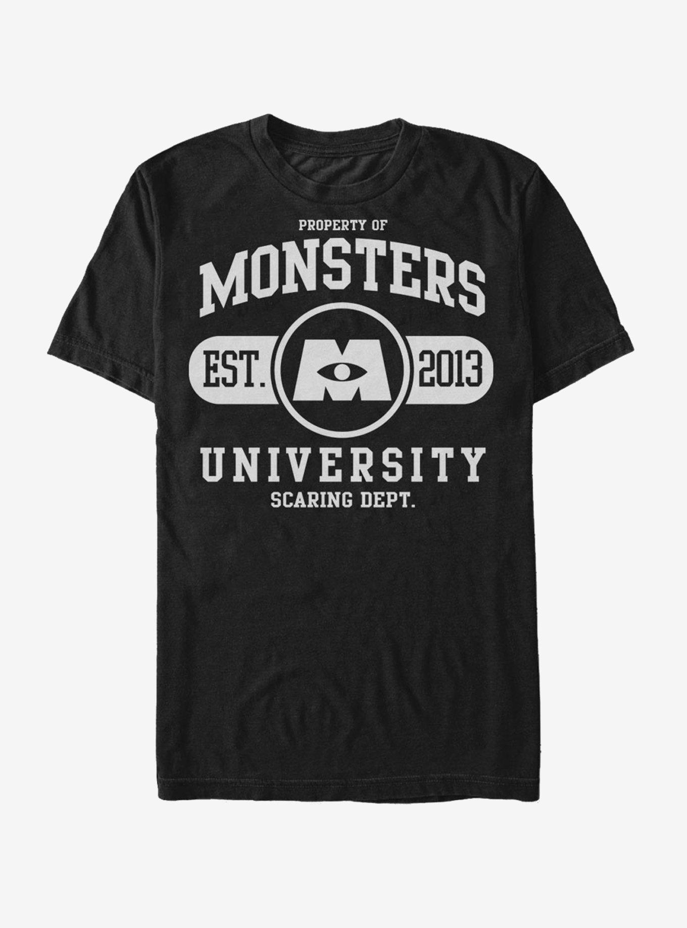 Monsters Inc. Property of Scaring Department T-Shirt, BLACK, hi-res