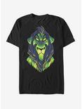 Lion King Scary Geometric Scar T-Shirt, BLACK, hi-res