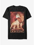 Lion King Simba Art T-Shirt, BLACK, hi-res