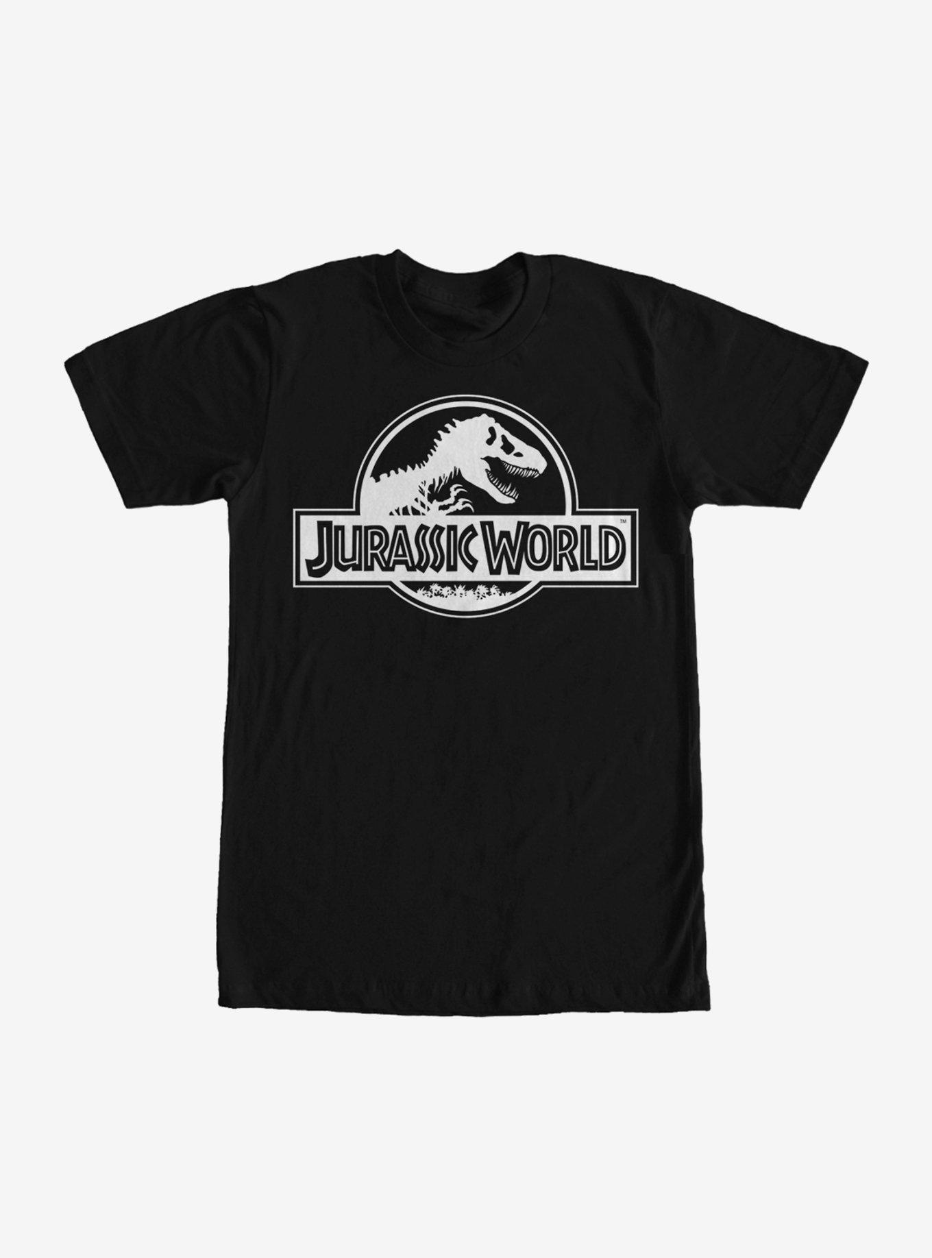 Jurassic World Simple T. Rex Logo T-Shirt, BLACK, hi-res