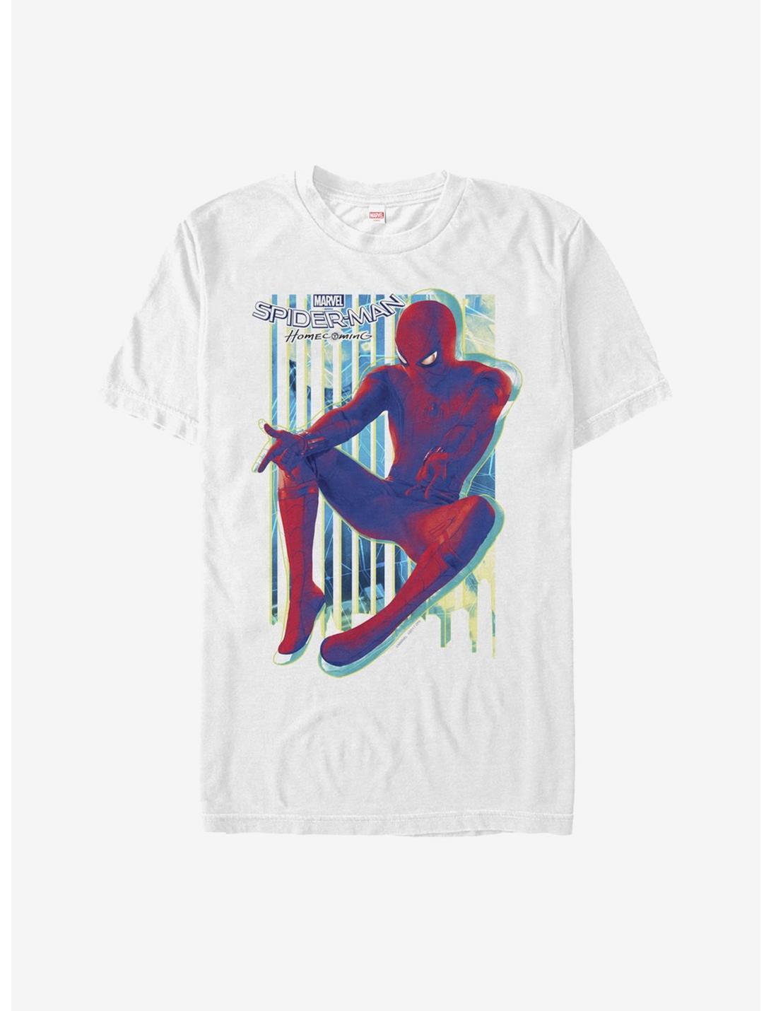 Marvel Spider-Man Homecoming Artistic Print T-Shirt, WHITE, hi-res