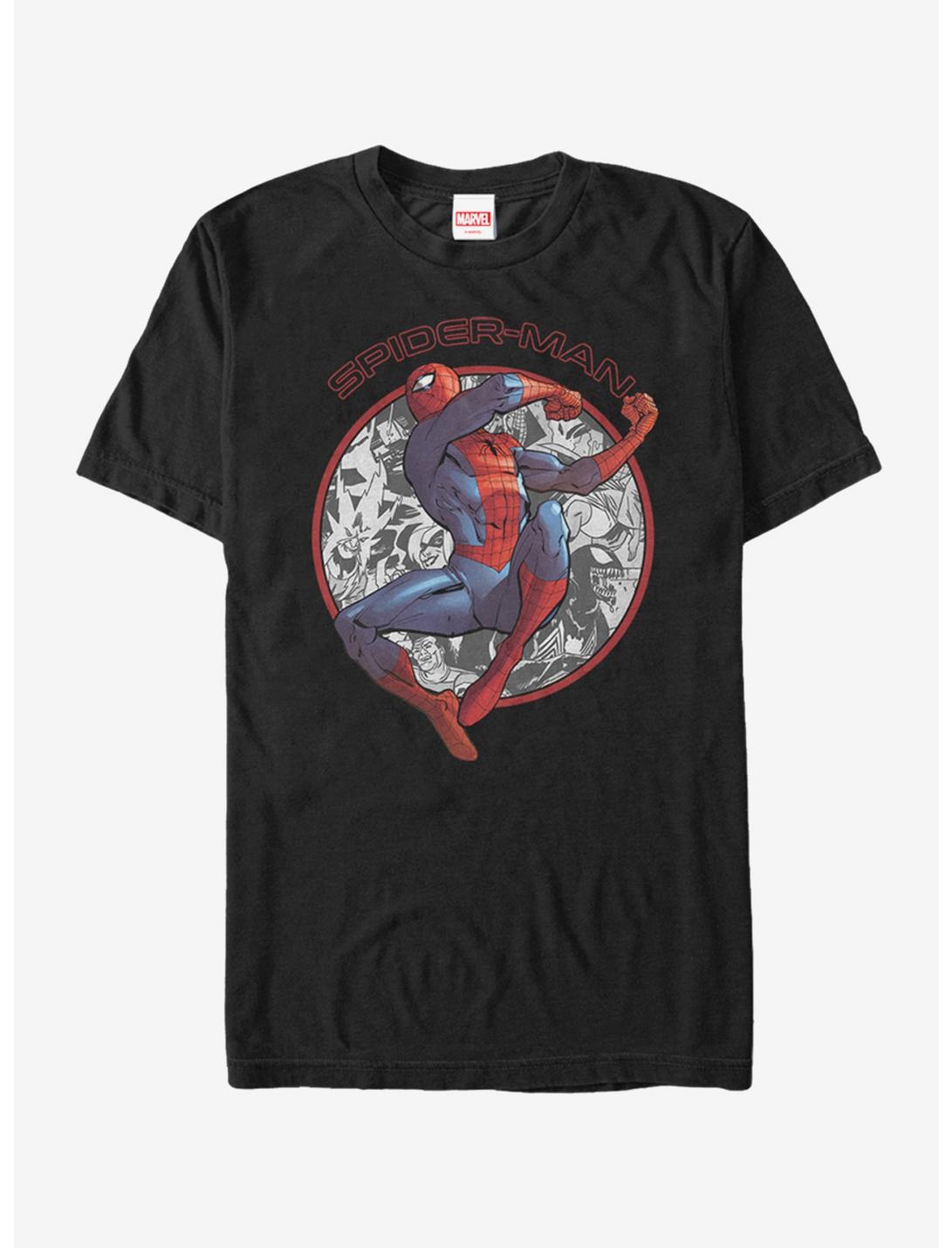 Marvel Spider-Man Villain Circle T-Shirt, BLACK, hi-res