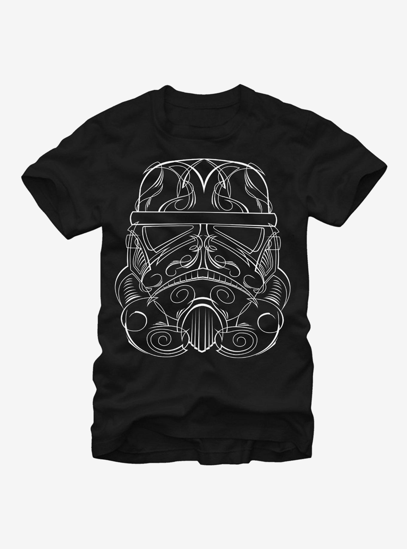 Star Wars Stormtrooper Sketch T-Shirt, BLACK, hi-res