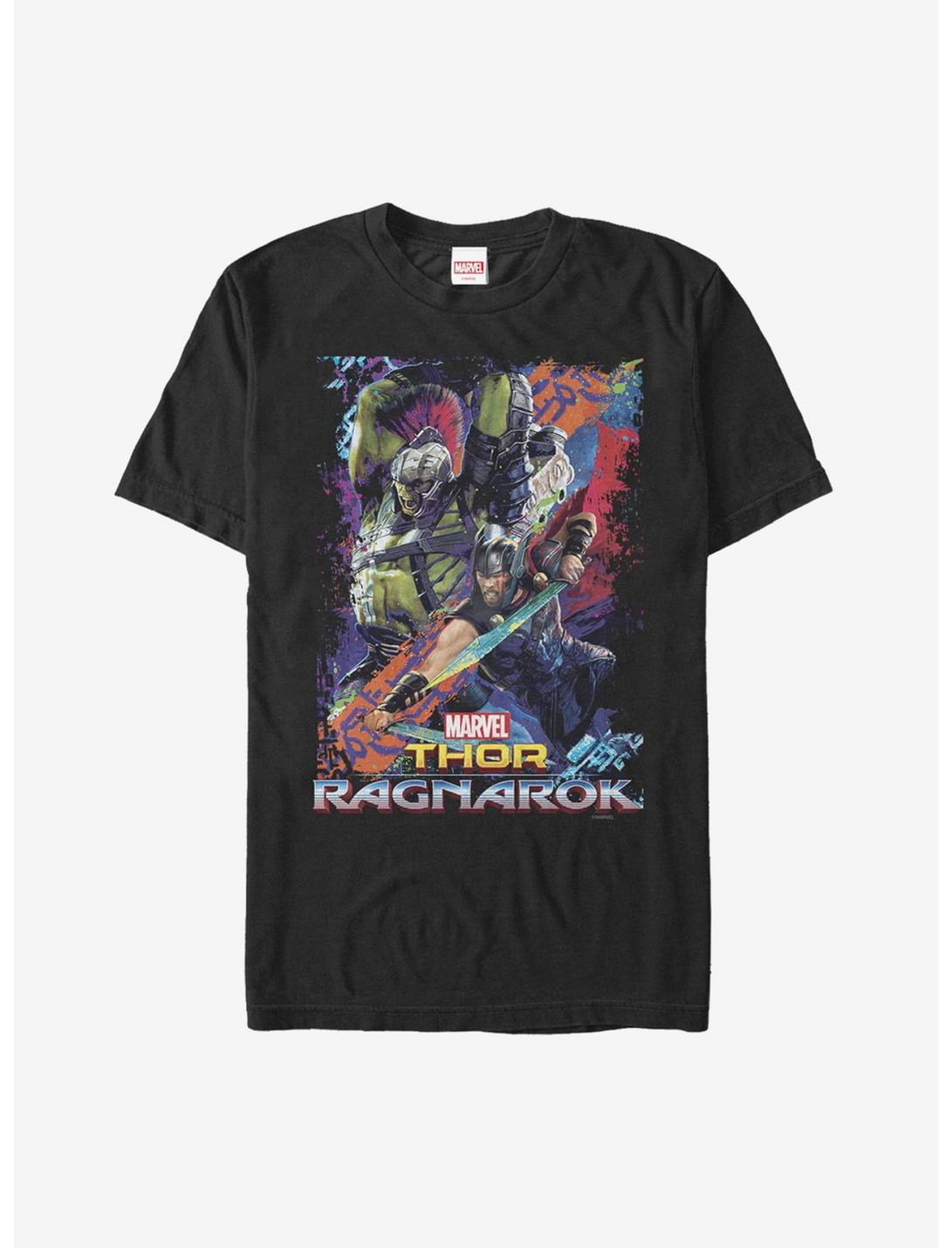 Marvel Thor: Ragnarok Hulk Color Frame T-Shirt, BLACK, hi-res