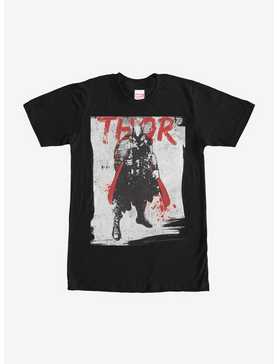 Marvel Thor Paint Splatter Print T-Shirt, , hi-res