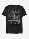 Star Wars Ugly Christmas Sweater Duel T-Shirt, , hi-res