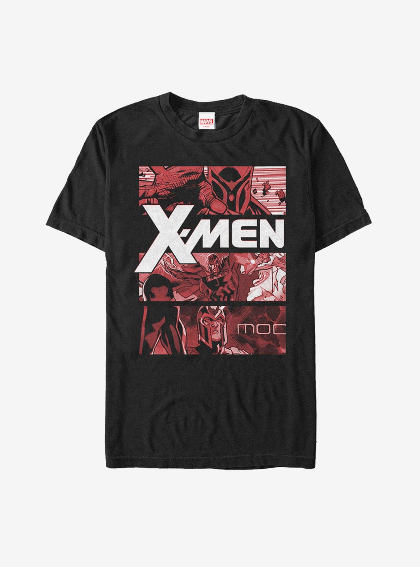 Marvel X-Men Magneto Panels T-Shirt, BLACK, hi-res