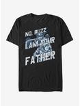 Toy Story Zurg Buzz I am Your Father T-Shirt, BLACK, hi-res