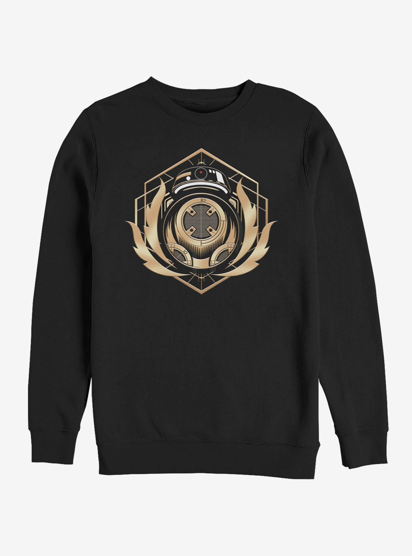 Star Wars BB-9E Flames Sweatshirt, BLACK, hi-res