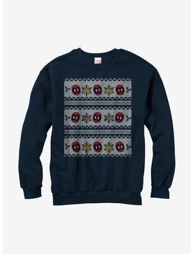 Plus Size Marvel Deadpool Taco Ugly Christmas Sweater Sweatshirt, , hi-res