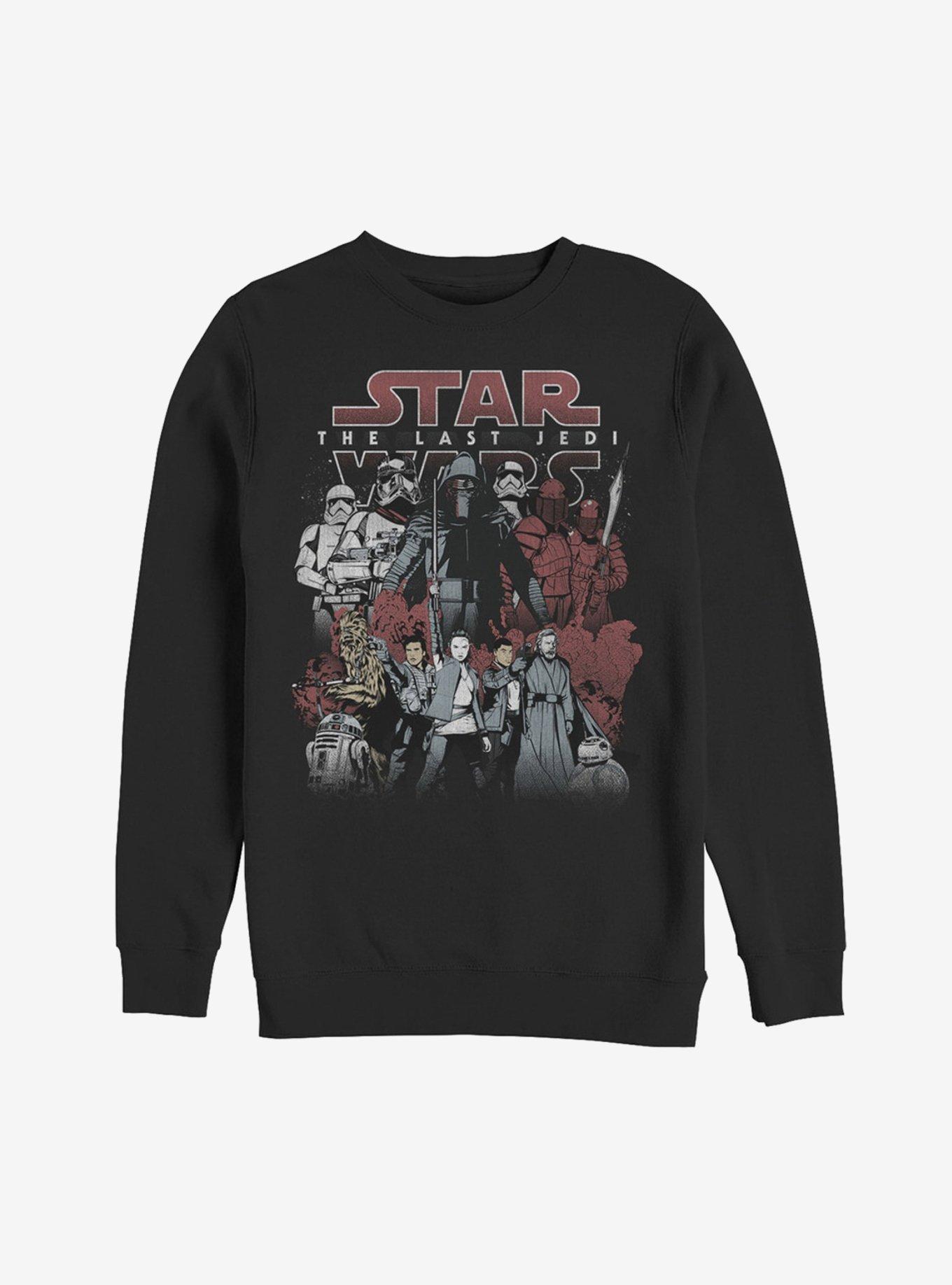 Star Wars Group Shot Sweatshirt, BLACK, hi-res