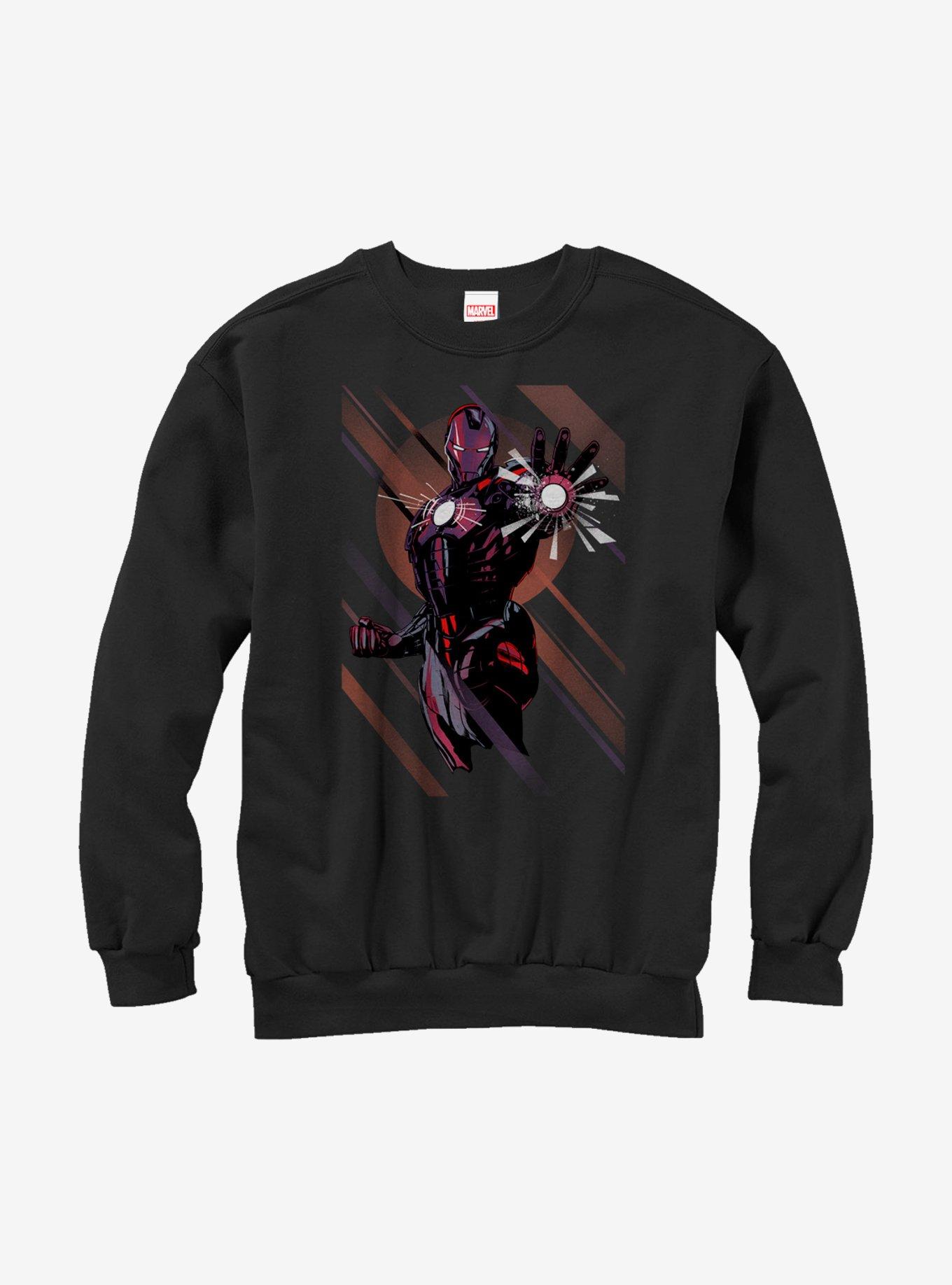 Marvel Iron Man Heart Sweatshirt, BLACK, hi-res