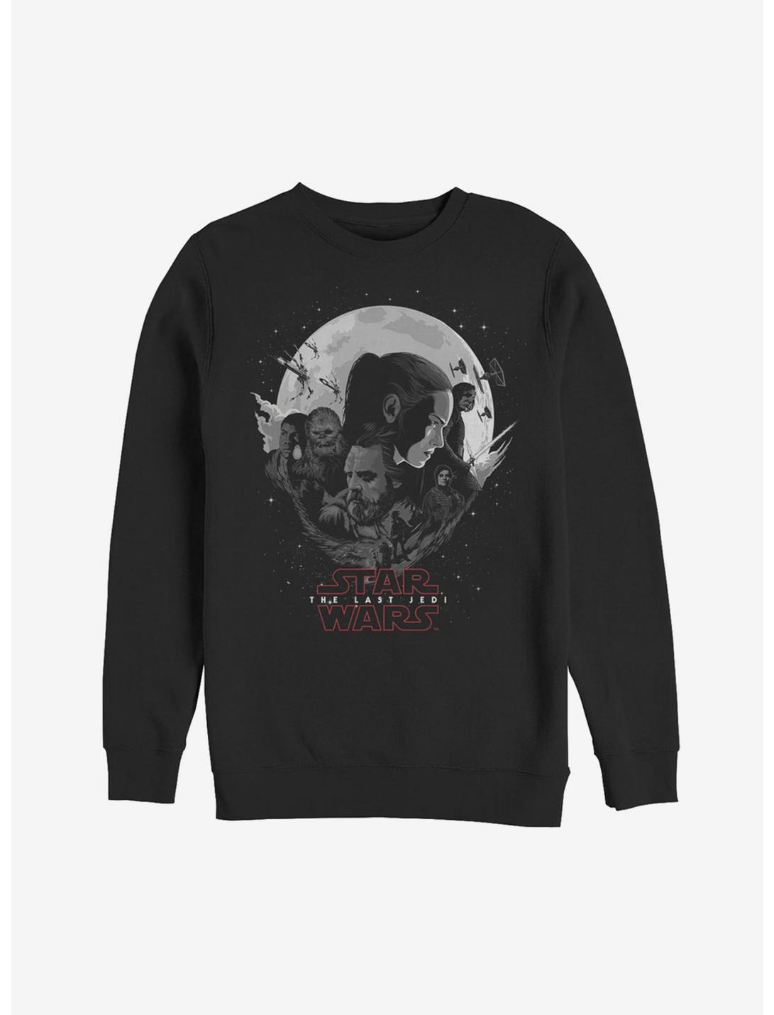 Star Wars Planet Logo Sweatshirt, BLACK, hi-res