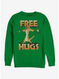 Lion King Timon Free Hugs Sweatshirt, KELLY, hi-res